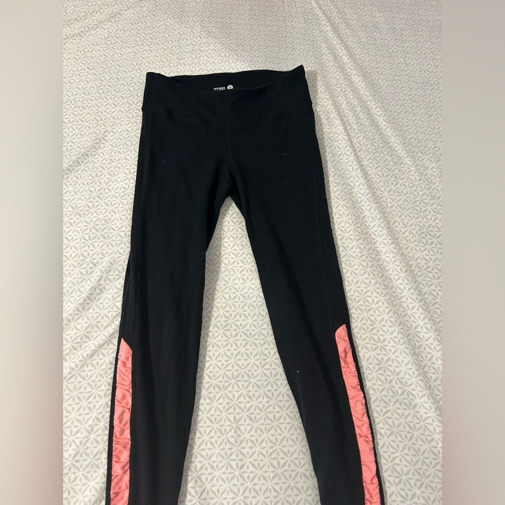 Black and pink old navy active leggings